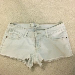 abercrombie jean shorts